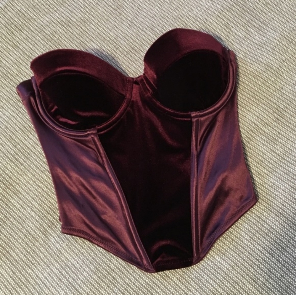 Victoria's Secret Velvet Bustier - 36 D